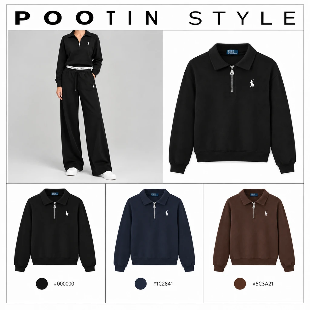 ست دورس نیم زیپ POLO جرارد